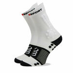 Visoke unisex čarape Compressport Pro Racing V4.0 Trail XU00048B White/Black