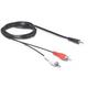 Kabel AUDIO GOOBAY 3,5mm (M) na 2x cinch (M) 1.5m bulk 118-0150 audio video cable 1,5 m, bulk pakiranje, 1 x 3,5 male stereo plug  2 x RCA plug, AVK 118-150