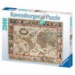 Ravensburger Jigsaw crtana karta svijeta, 2000 komada