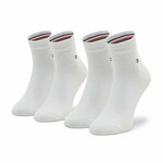 Set od 2 para unisex niskih čarapa Tommy Hilfiger 342025001 White 300