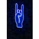 Ukrasna plastična LED rasvjeta, Rock N Roll Sign - Blue