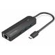 Vention USB-C to USB 3.0*3 RJ45 Micro-B HUB 0,15m, Black