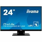 Iiyama T2454MSC-B1 monitor, IPS, 23.8"/24", 16:9, 1920x1080, 60Hz/75Hz, HDMI, VGA (D-Sub), USB