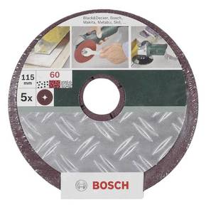 Bosch Accessories 2609256243 brusni papir za brusnu ploču Granulacija 24 (Ø) 115 mm 5 St.