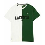 Muška majica Lacoste Sport x Daniil Medvedev Ultra-Dry Tennis T-Shirt - white/green