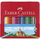 Faber-Castell: Set drvenih bojica u metalnoj kutiji 24kom
