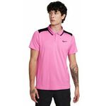 Muški teniski polo Nike Court Dri-Fit Advantage Polo - playful pink/black/black