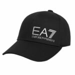 Kapa za tenis EA7 Man Woven Baseball Hat - black/silver