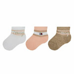 Set od 3 para dječjih visokih čarapa Tommy Hilfiger 701224998 Pink Combo 003