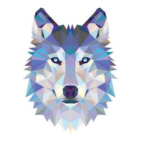 Naljepnica Ambiance Wolf
