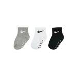 Nike Sportswear Čarape 'SWOOSH' siva melange / crna / bijela