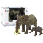 Set of 2 Elephant Figures Elephant with elephant from the Animals of the World series