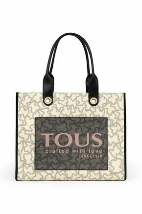 Torba Tous - šarena. Velika torba iz kolekcije Tous. na kopčanje izrađen od ekološke kože.