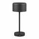 Mat crna LED stolna lampa s mogućnošću zatamnjivanja (visina 30 cm) Jeff – Trio