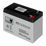 MPL MW POWER MWS 7.2-12 UPS battery Lead-acid accumulator VRLA AGM Maintenance-free 12 V 7,2 Ah Black, Grey