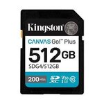 Kingston 512 GB Canvas Go! Plus SD Memory Card KNG-SDG4-512GB
