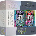 Wood Craft: Mickey and Minnie Mouse drvena slagalica 500+1kom - Trefl