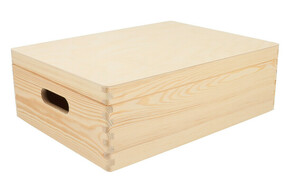 AtmoWood Drvena kutija s poklopcem 40 x 30 x 14 cm