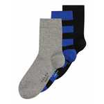FALKE Čarape plava / siva melange / crna