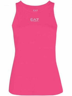 Ženska majica bez rukava EA7 Women Jersey Tank - pink yarrow