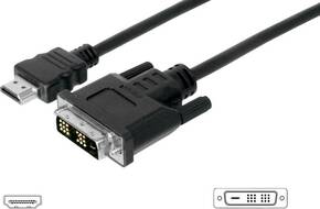 Digitus HDMI / DVI adapterski kabel HDMI A utikač