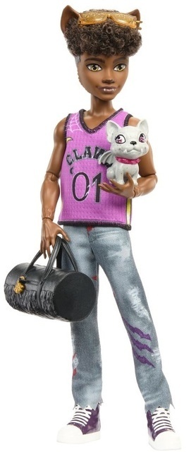 Monster High™: lutka Clawd Wolf s ljubimcem i dodacima - Mattel
