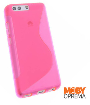 Huawei P10 roza silikonska maska