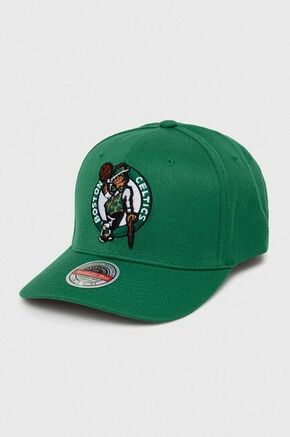 Kapa sa šiltom s dodatkom vune Mitchell&amp;Ness Boson Celtics boja: zelena