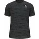 Odlo Zeroweight Engineered Chill-Tec T-Shirt Black Melange XL Majica za trčanje s kratkim rukavom