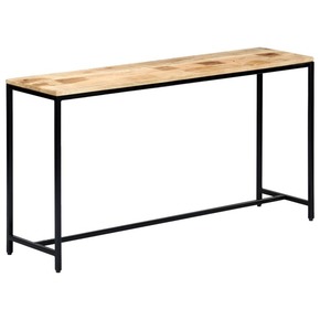 VidaXL Konzolni stol od grubog masivnog drva manga 140 x 35 x 76 cm