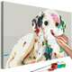 Slika za samostalno slikanje - Colourful Puppy 60x40