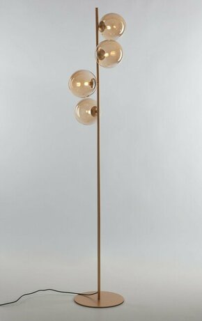 FANEUROPE I-HONEY-PT4 | Honey-FE Faneurope podna svjetiljka Luce Ambiente Design 160cm s prekidačem 4x G9 saten brass