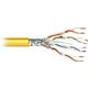 Transmedia FTP-Cable, Stranded Wire, CAT5e. yellow, on spool, 100 m TRN-TK17-100GL