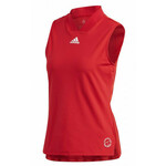 Ženska majica bez rukava Adidas Tennis Match Tank ENG W - scarlet/signal pink