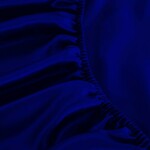 Silk Factory svilena plahta, 180x200 cm - Mornarsko-plava