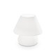 IDEAL LUX 074702 | Prato-IL Ideal Lux stolna svjetiljka - PRATO TL1 BIG BIANCO - 24cm s prekidačem 1x E27 bijelo, acidni