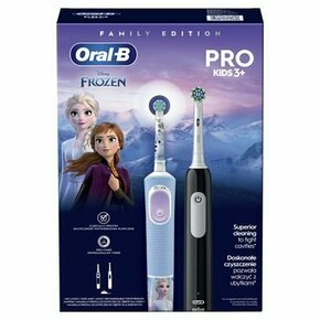 Električna četkica za zube ORAL-B Family Edition Pro Series 1 Black + Pro kids 3