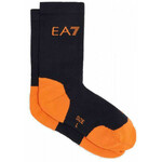 Čarape za tenis EA7 Unisex Knitted Socks 1P - night blue/orange
