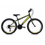 Capriolo Rapid 240 MTB 24/18HT brdski bicikl, crno-žuti