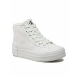 Tenisice Calvin Klein Jeans Vulc Flatform Bold Essential YW0YW01031 White YBR