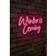 Ukrasna plastična LED rasvjeta, Winter is Coming - Pink