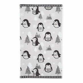 Svijetlo sivi pamučan ručnik 50x85 cm Cosy Penguin – Catherine Lansfield