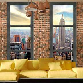 Samoljepljiva foto tapeta - The view from the window: New York 294x210