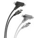 SCOSCHE, Strikeline 2-u-1 USB-C®/Lightning® kabel, 1.2m, crni