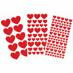 PlayBox: Set sjajnih naljepnica sa srcima, 146 komada