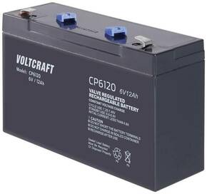 VOLTCRAFT CE6V/12Ah VC-12713950 olovni akumulator 6 V 12 Ah olovno-koprenasti (Š x V x D) 151 x 100 x 50 mm plosnati priključak 6.35 mm bez održavanja