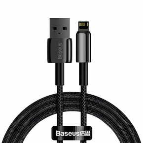 Baseus Tungsten Gold kabel USB na iPhone 2.4A 2m (crni)