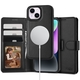 Tech-Protect® Odvojiva Preklopna Magsafe futrola za iPhone 14 Magnet Crna