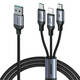 Kabel Speedy USB Joyroom SA21-1T3, 3 u 1/ 100W/Kabel 1,2 m (crni)