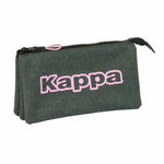 Trostruka pernica Kappa Silver pink Siva 22 x 12 x 3 cm